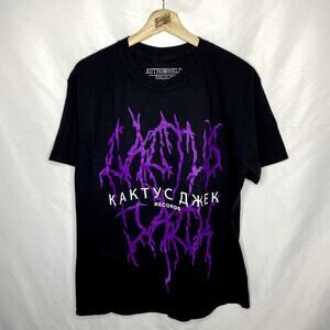 Travis Scott Cactus Jack Astroworld Festival DJ Screw Hip Hop Rap Tour Merch Tee